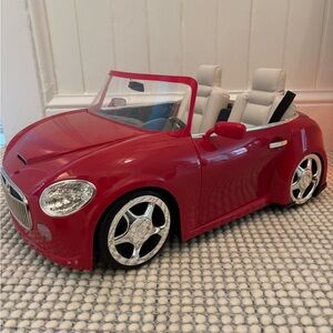 American Girl Cherry Red Convertible Toy Car